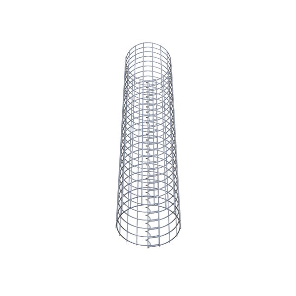 Gabionensäule Durchmesser 27 cm MW 5 x 5 cm rund - Höhe: 130 cm