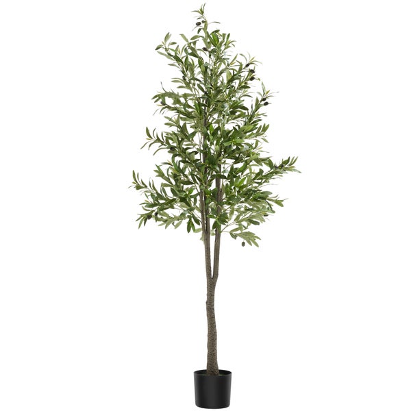 Künstlicher Olivenbaum im Topf