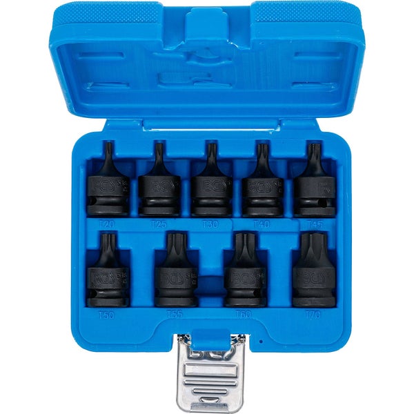Torx Bit Satz mit verschiedenen Größen in blauer Box
