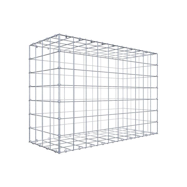 Gabione 100 cm x 70 cm x 40 cm (L x H x T), Maschenweite 10 cm x 10 cm, C-Ring