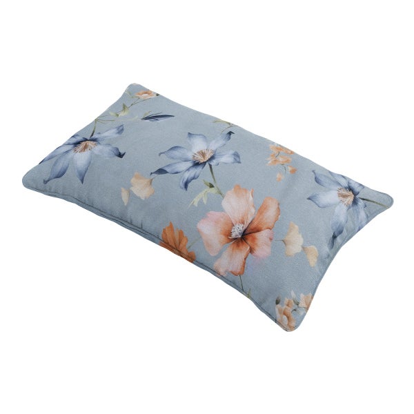 Dekokissen Florina blau - Ca. 30x50 cm - 4er-Set