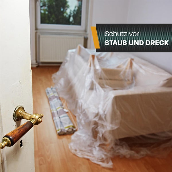 Hinrichs Abdeckfolie 4x5m für Malerarbeiten
