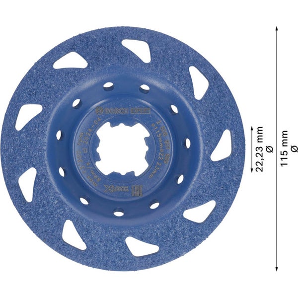 Bosch Expert Schleifscheibe, Durchmesser 115 Millimeter