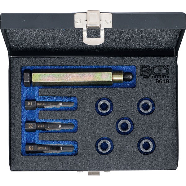 BGS Reparatursatz für Glühkerzengewinde M9 x 1,0 - 8648