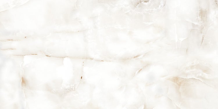 Nahaufnahme einer hellen Onyx Marmorfliese