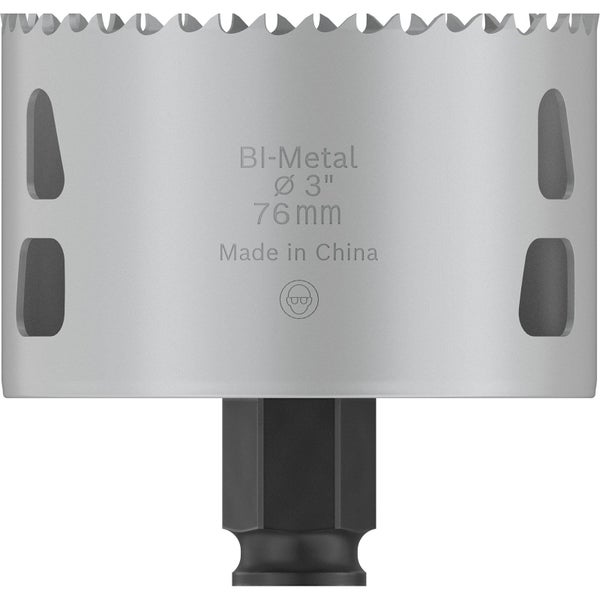 Bimetall Lochsäge, Durchmesser 76 Millimeter
