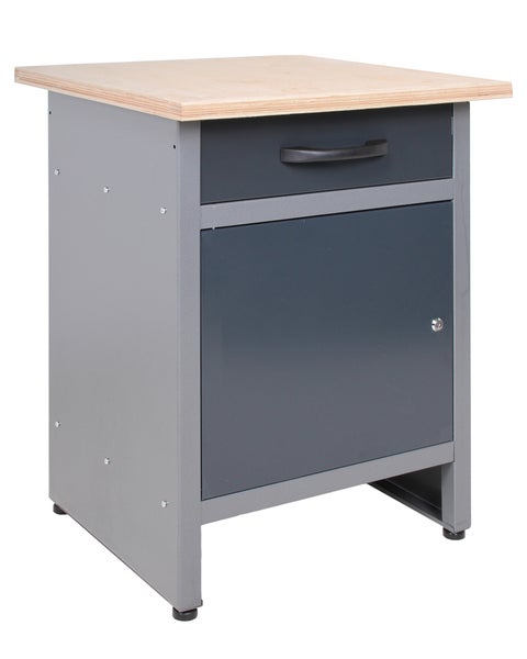 Ondis24 Werkstatt Set Entdecker 120 cm 2 Schränke LED, Werkstatteinrichtung, Werkbank