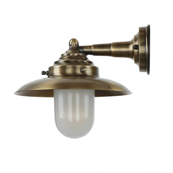 Wandleuchte im Vintage-Stil mit Lampenschirm