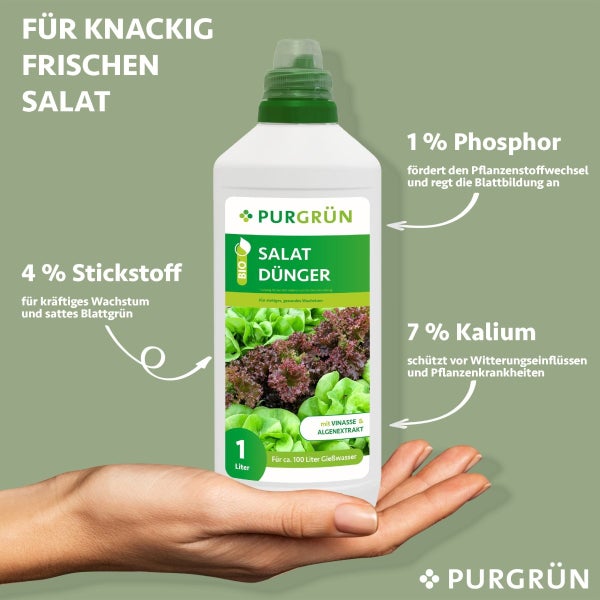 Purgrün Bio-Salat-Dünger 1 Liter