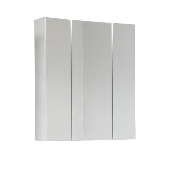 Monte Bad Spiegelschrank 3 Türen weiß. 60 X 18 X 74 cm