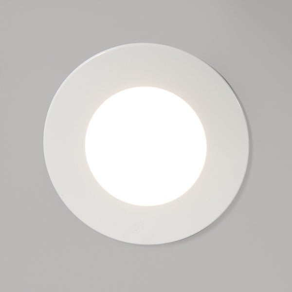 Set aus 3 badezimmer Einbaustrahlern rund LED 5W wasserdicht - Blanca