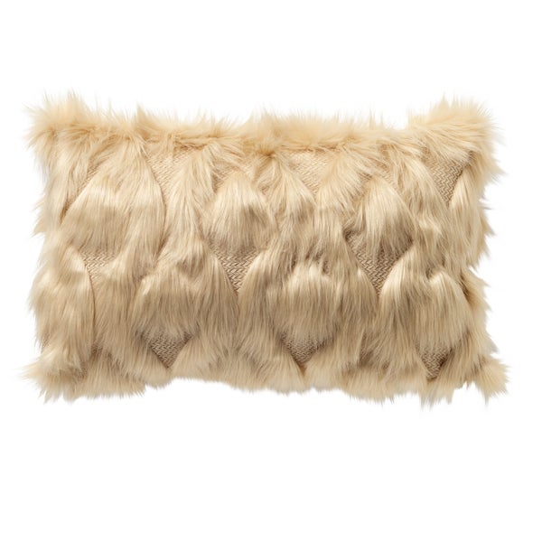 Figo Dekokissen - Unifarben 30x50 cm, Beige