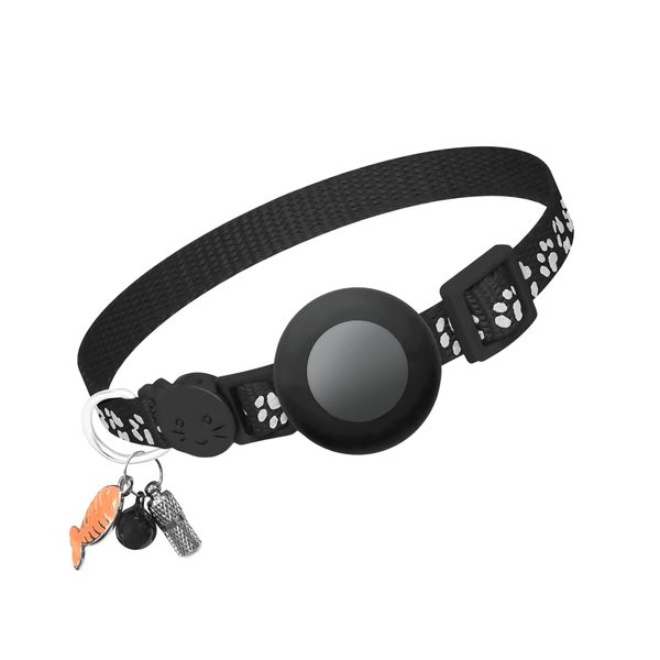 Vulpes Goods Katze Halsband - Apple Airtag Halsband für Katze - Kratzerfest und wasserdicht - 22-34.2 CM - Einheitsgröße