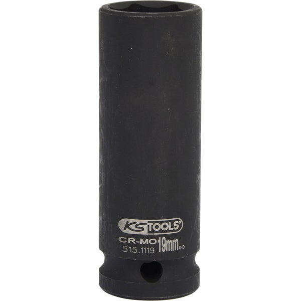 KS TOOLS 1/2 Sechskant-Kraft-Stecknuss lang 19 mm - 515.1119