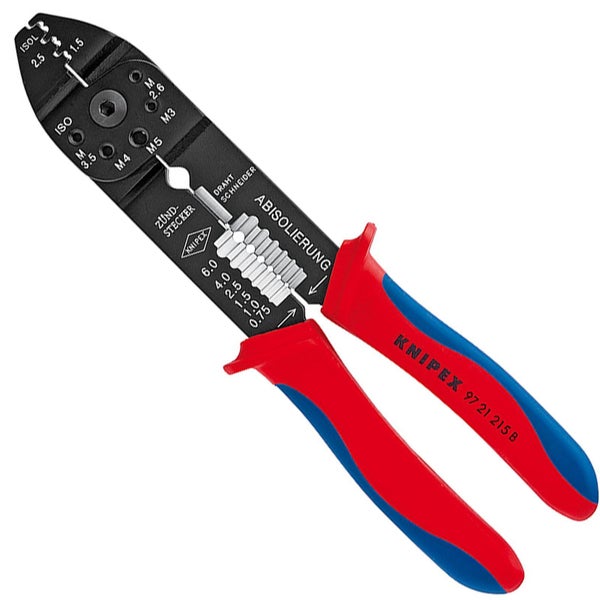 Knipex Abisolierzange zum Abisolieren und Schneiden von Drähten