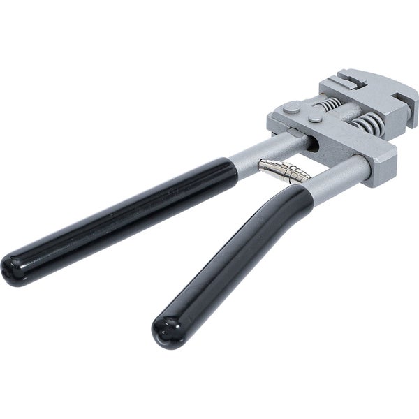 Rohrbiegezange mit schwarzen Griffen