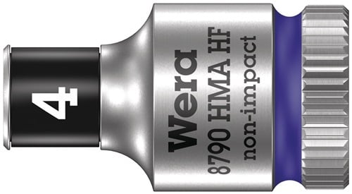 Wera Steckschlüsseleinsatz 8790 HMA HF 1/4 6-kant SW 6 mm Länge 23 mm - 5003721001