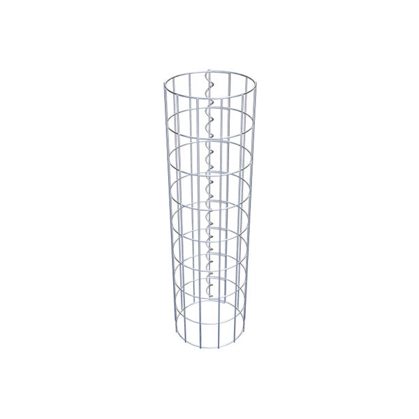 Gabionensäule Durchmesser 22 cm, MW 5 x 10 cm rund - Höhe: 0,80 m
