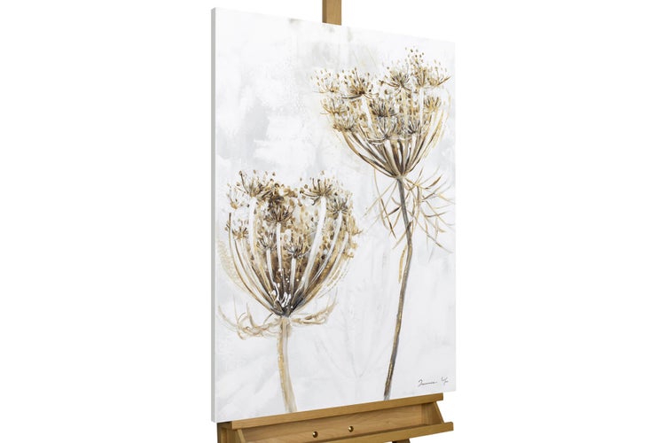 Handgemaltes Gemälde Acrylfarbe 60x90cm Beige