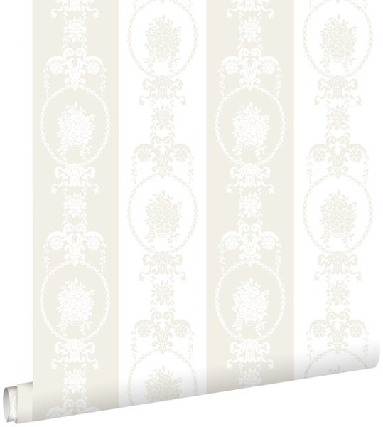 Tapetenrolle mit floralem Muster