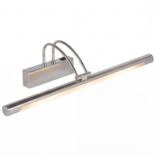 Silberne Bilderleuchte zur Wandmontage