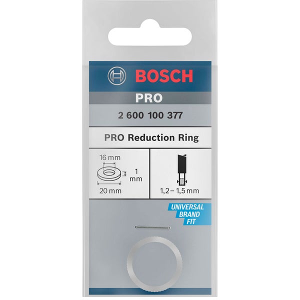 Bosch Reduzierring für PRO Kreissägeblatt 20 x 1 x 16 mm - 2600100377