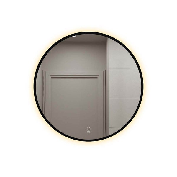 Home Deluxe Badspiegel LED-Spiegel Rund DUBI - Beschlagfrei & Dimmbar|Badezimmerspiegel, Badspiegel mit Beleuchtung, Wandspiegel