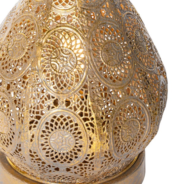 Dekorative Tischleuchte mit orientalischem Muster