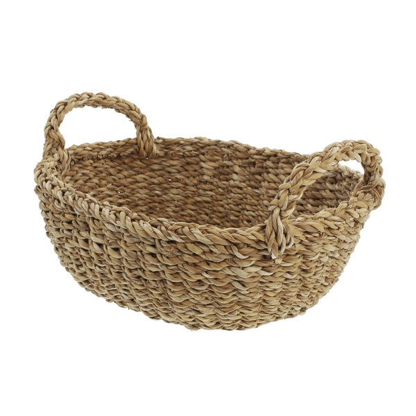 FRANK FLECHTWAREN | Schale Seegras, oval, KORBGEFLECHT, 35 x 25 x 12 cm, ohne Inhalt