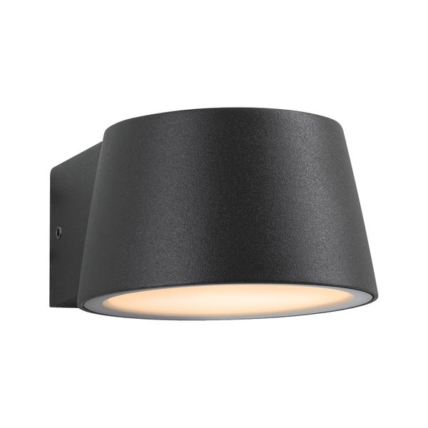 LED Außenwandleuchte Capea insektenfreundlich IP44 96x128mm 2200K 6W 550lm 230V 98° Anthrazit Aluminium