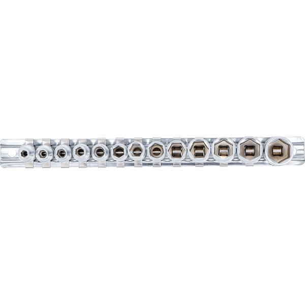 BGS Steckschlüssel-Einsatz-Satz Sechskant Antrieb Innenvierkant 6,3 mm (1/4) SW 4 - 14 mm 13tlg. - 9102