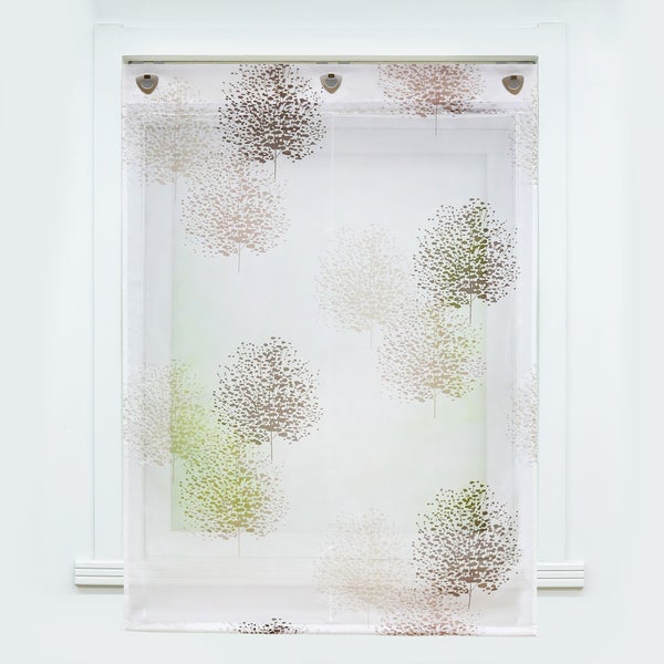 Fenster mit Rollvorhang mit Baumdesign