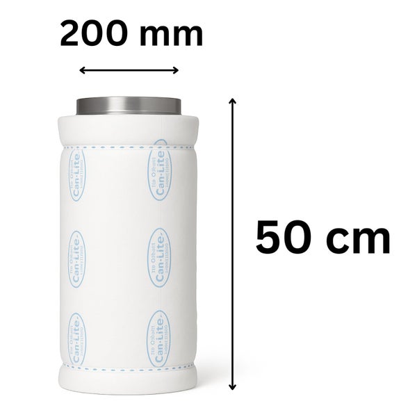 Can-Lite Filter, 200 Millimeter Durchmesser und 50 Zentimeter Höhe