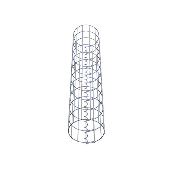 Gabionensäule Durchmesser 22 cm, MW 5 x 10 cm rund - Höhe: 1,10 m