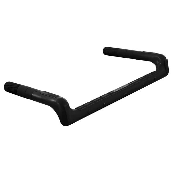 Schwarzer Treppenhandlauf aus Kunststoff