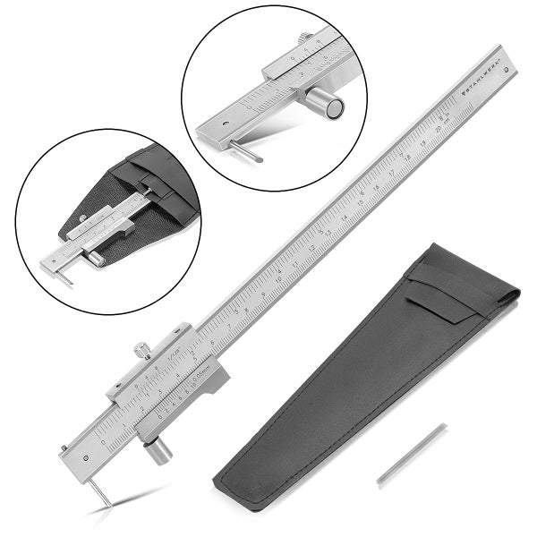 Stahlwerk Messschieber mit Schutztasche