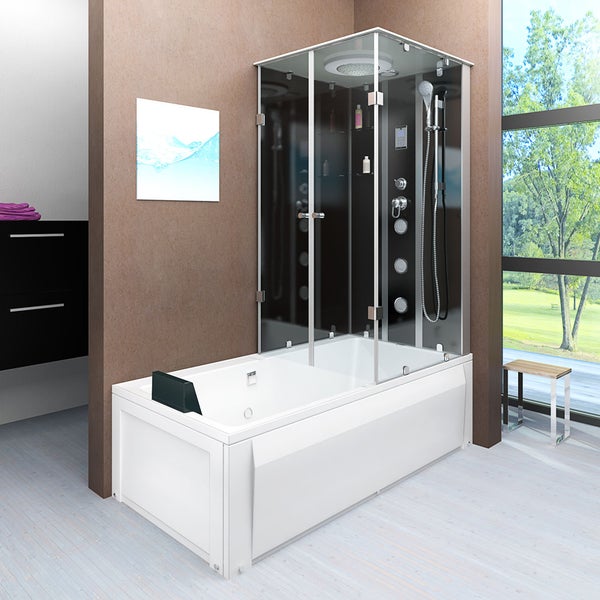 Dusche Wanne Kombination K05-L31  180x90