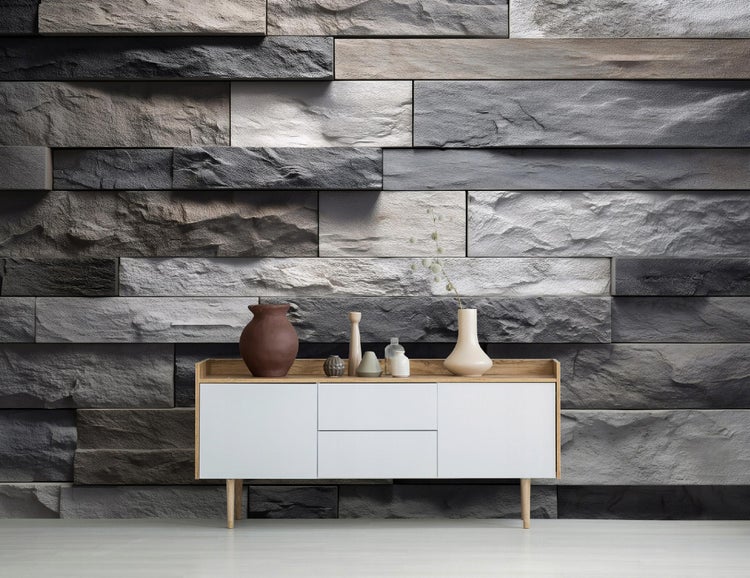 Fototapete Ziegel Stein Felsen 16203VX5 Vliestapete Wohnzimmer Schlafzimmer 250x175 cm