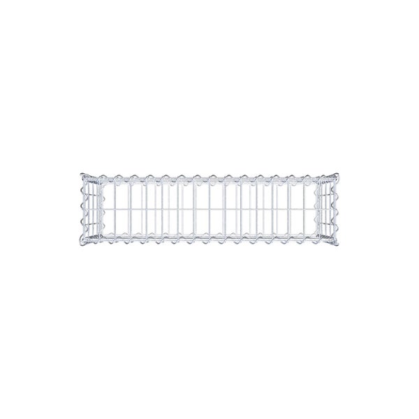 Gabione 80 cm x 40 cm x 20 cm (L x H x T), Maschenweite 5 cm x 10 cm, Spirale