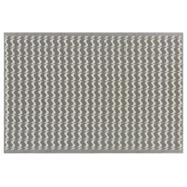 Outdoorteppich TUMKUR Grau 120 x 180 cm