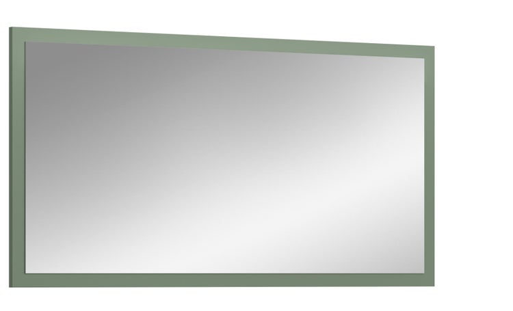 Rechteckiger Spiegel mit Rahmen