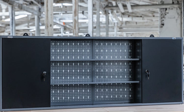 Ondis24 Werkstatt Set Bernd 160 cm Sitzraum LED Steckdosenleiste, Werkstatteinrichtung, Werkbank