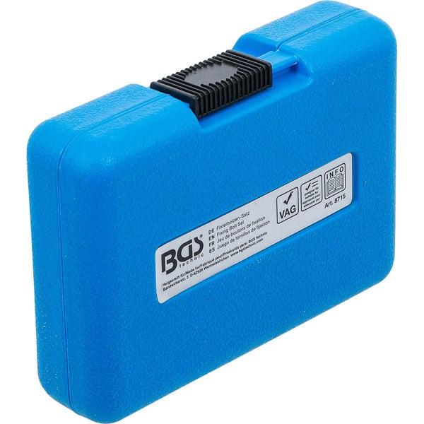 Blauer Werkzeugkoffer für Fixierbolzen-Satz von BGS technic