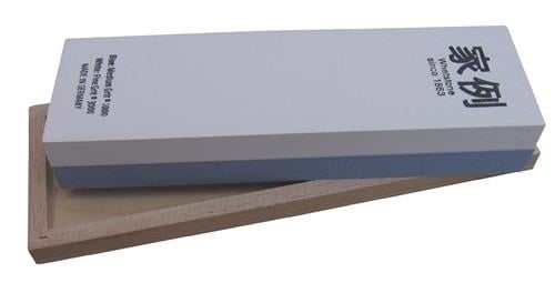 Friedrich Müller Abziehstein L 200 x B 60 x H 30 mm 400 / 1.000 im Holzkasten - 843407