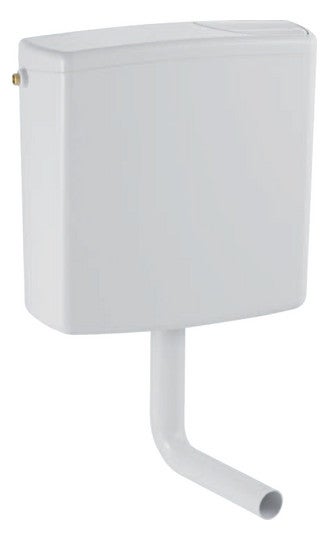 Aufputzspülkasten mit Spülrohr