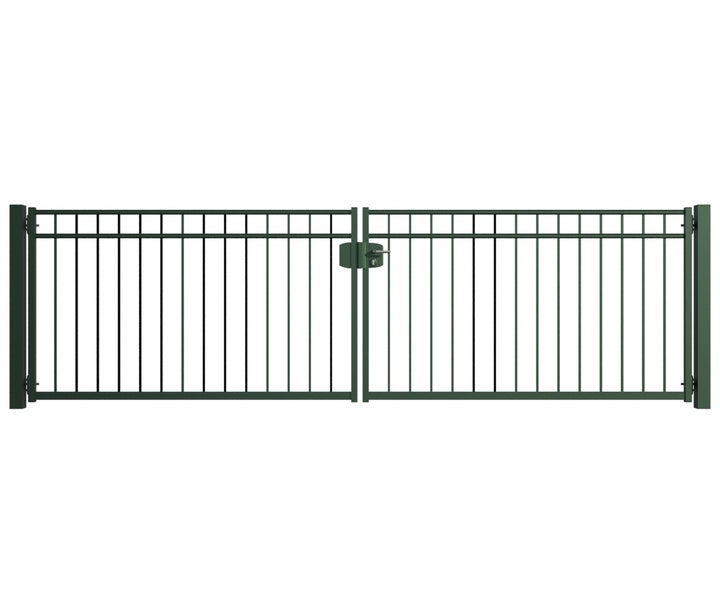 Doppeltor aus Metall für den Auβenbereich