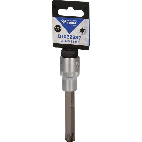 Brilliant Tools Logo Steckschlüssel Einsatz Torx 100 Millimeter TX55