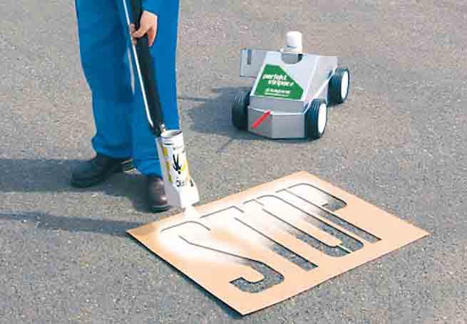 Bodenmarkierung Schablonensatz Kit 1 - Parkplatz