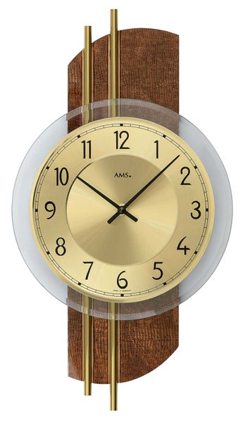 AMS 9413 Wanduhr klassisch 23 x 45 x 5 cm