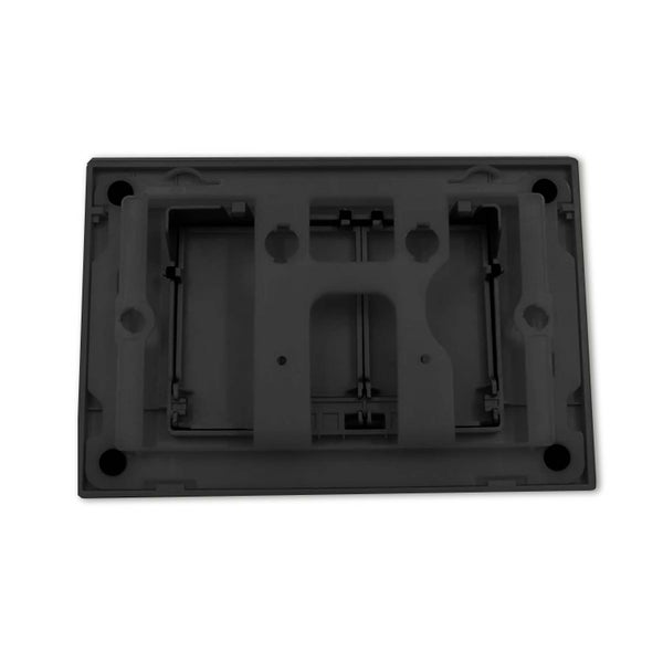 Drückerplatte Schwarz Matt Kompatibel zu Geberit Duofix Sigma / Delta 2 Mengenspülung